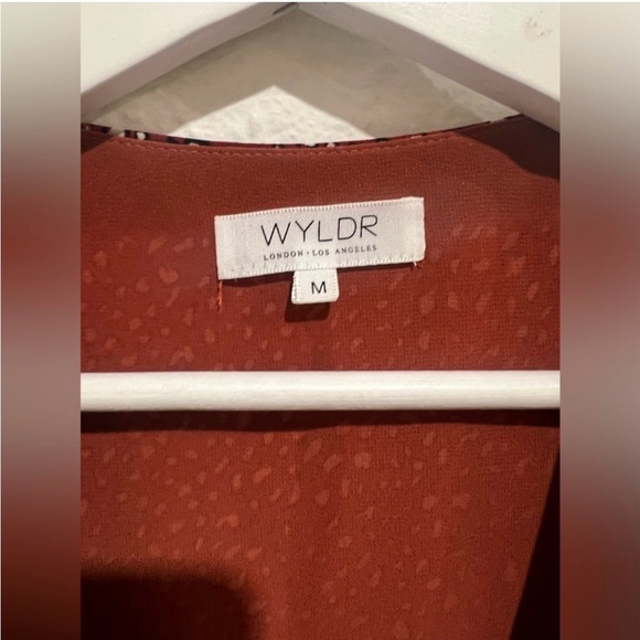 WYLDR Rust Patterned romper. - Picture 4 of 4